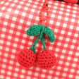 Bear Red Gingham Pouch - Lite Hot on Sale