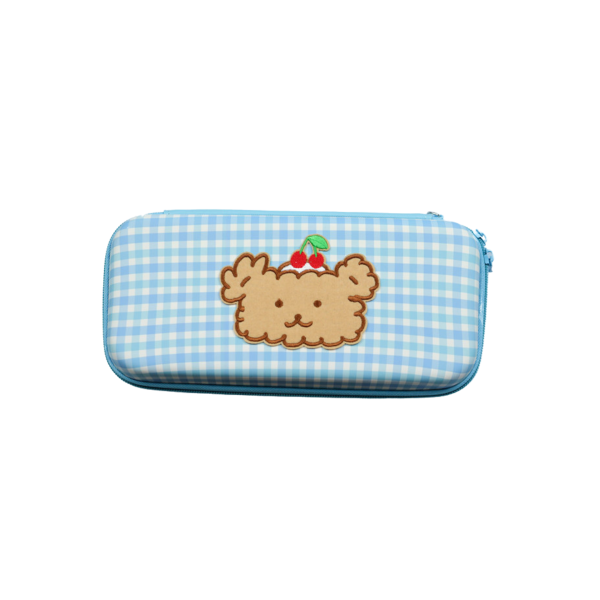 Bear Blue Gingham Pouch - Switch Supply