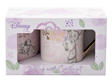 101 Dalmation Mug and Coaster - Worlds Best Mum Sale