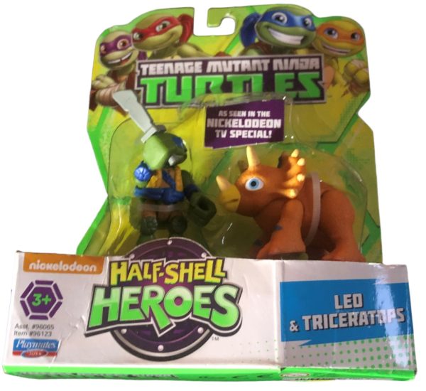 Leo & Triceratops - Teenage Mutant Ninja Turtles Half-Shell Heroes Supply