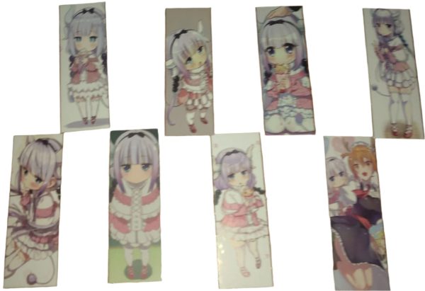 Anime Miss Kobayashi s Dragon Maid Characters Bookmarks x8 Hot on Sale