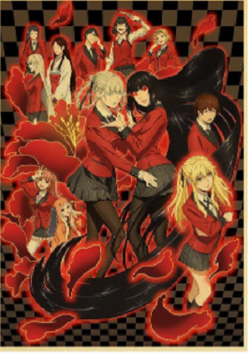 Anime Kakegurui Characters Poster Discount