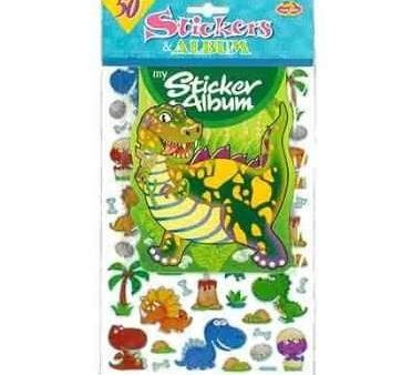 Dinosaur Sticker Album Fashion