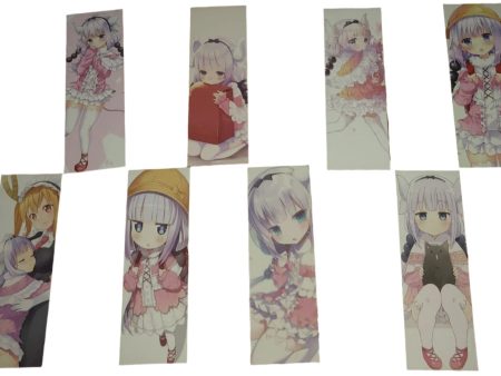 Anime Miss Kobayashi s Dragon Maid Characters Bookmarks x8 Hot on Sale