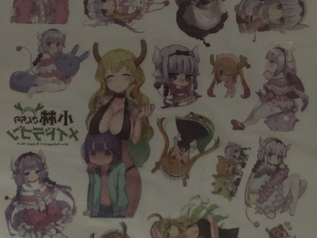 Anime Miss Kobayashi s Dragon Maid Stickers Online now