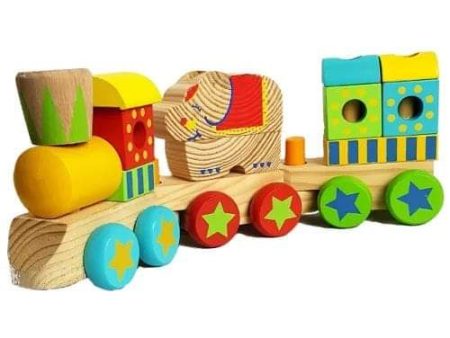 Wooden Circus Train Online now