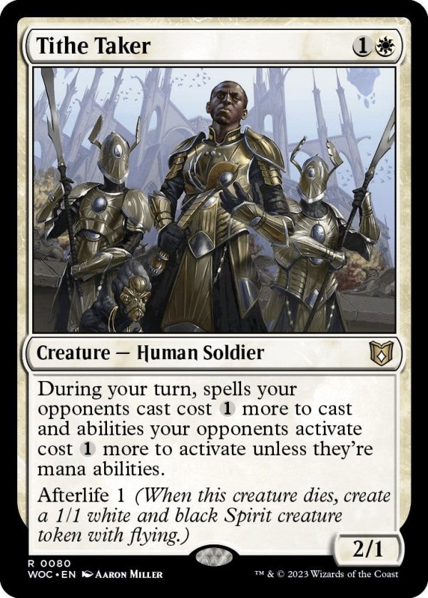 Tithe Taker (WOC-080) - Wilds of Eldraine Commander [Rare] Hot on Sale