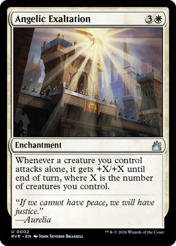 Angelic Exaltation (RVR-002) - Ravnica Remastered [Uncommon] Online Sale