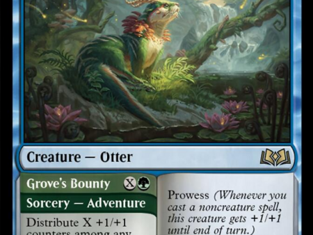 Elusive Otter    Grove s Bounty (WOE-225) - Wilds of Eldraine [Rare] Fashion