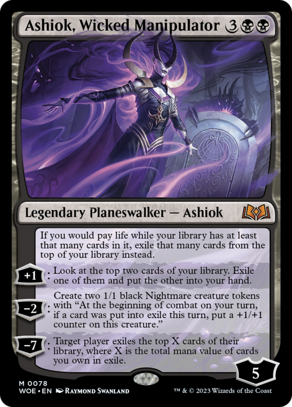 Ashiok, Wicked Manipulator (WOE-078) - Wilds of Eldraine [Mythic] Sale