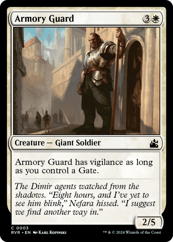 Armory Guard (RVR-003) - Ravnica Remastered [Common] Cheap