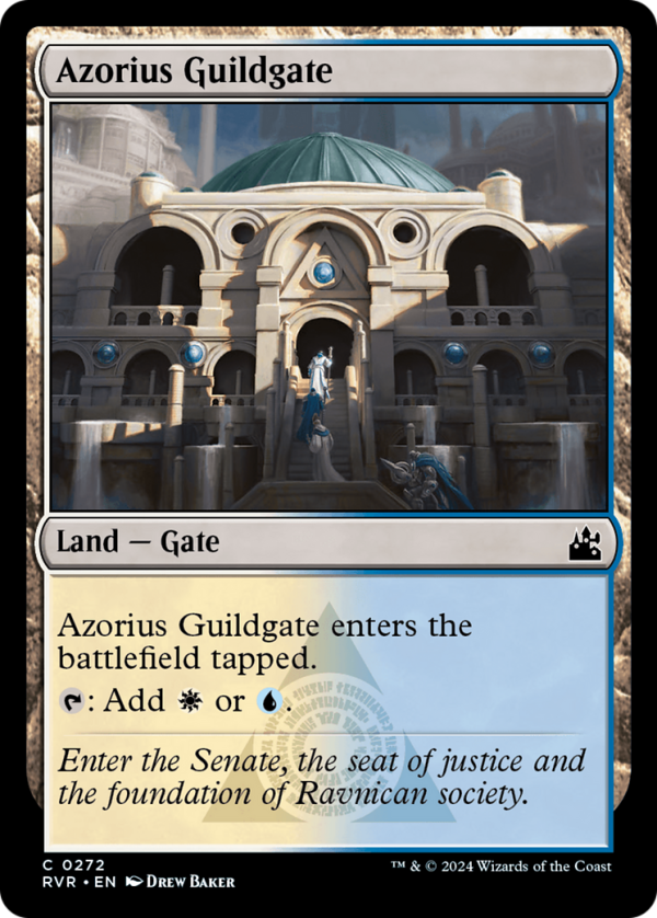 Azorius Guildgate (RVR-272) - Ravnica Remastered [Common] Discount