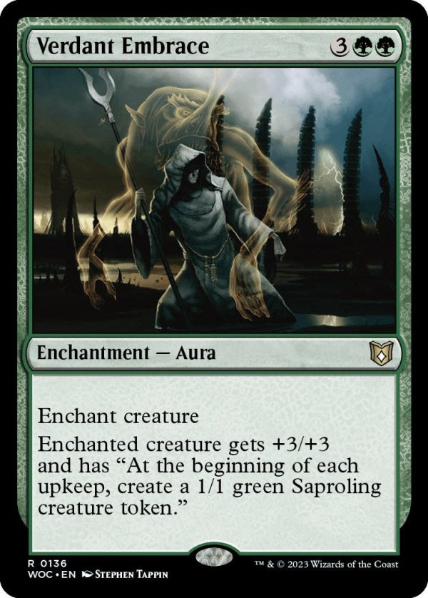 Verdant Embrace (WOC-136) - Wilds of Eldraine Commander [Rare] For Cheap