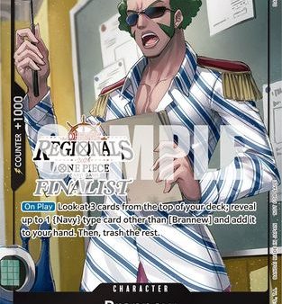 Brannew (Offline Regional 2024) [Finalist] (OP03-089) - One Piece Promotion Cards Foil [Rare] on Sale