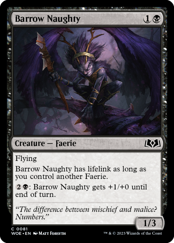 Barrow Naughty (WOE-081) - Wilds of Eldraine [Common] Supply