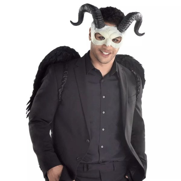 Adult Ram Horns Mask on Sale