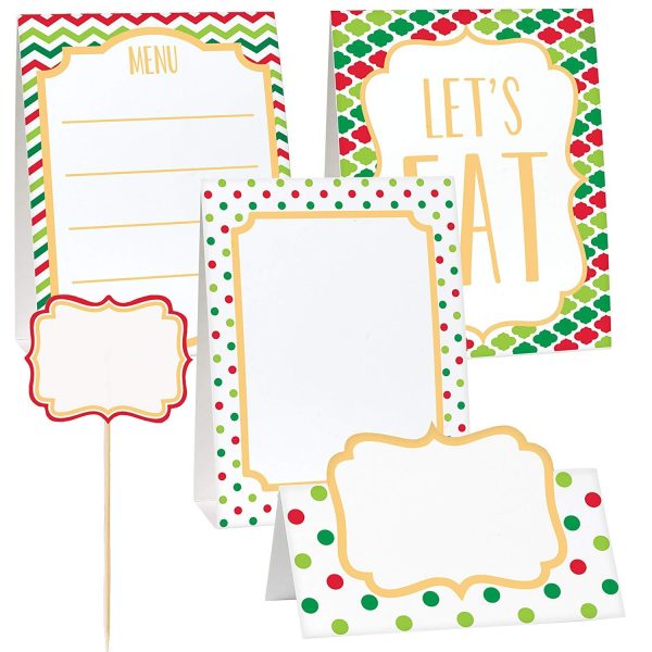 Christmas Buffet Paper Decorating Kit 8pcs Online