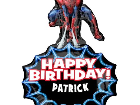 Spider-Man Personalized SuperShape Balloon 58x86cm Online Hot Sale