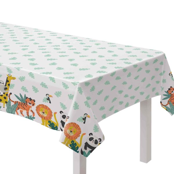 Get Wild Birthday Plastic Tablecover For Cheap