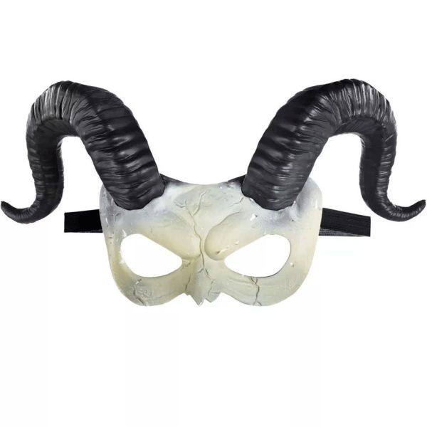 Adult Ram Horns Mask on Sale