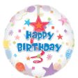 Birthday Swirl Balloon 32in For Discount