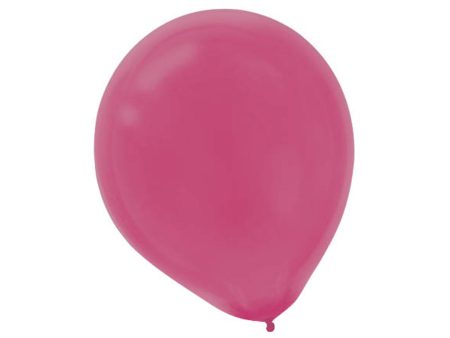 Magenta Latex Balloons 12in, 15pcs For Cheap