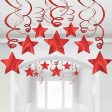 Apple Red Shooting Star Swirl Decoration Online Sale