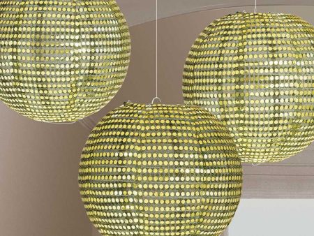 A Night In Disguise Sequined Lanterns 3pcs Online Sale