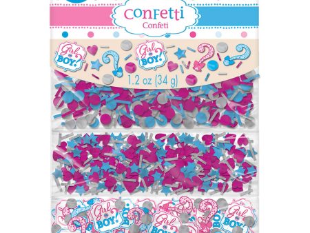 Baby Shower - Girl Or Boy? Paper And Foil Confetti 1.2oz Online Sale