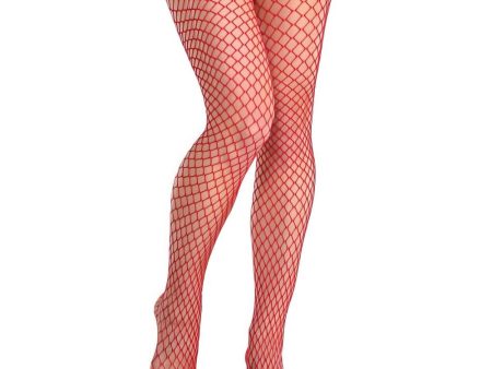 Adult Red Diamond Net Stockings Online now