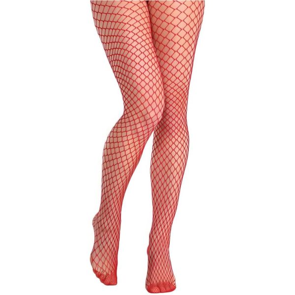 Adult Red Diamond Net Stockings Online now