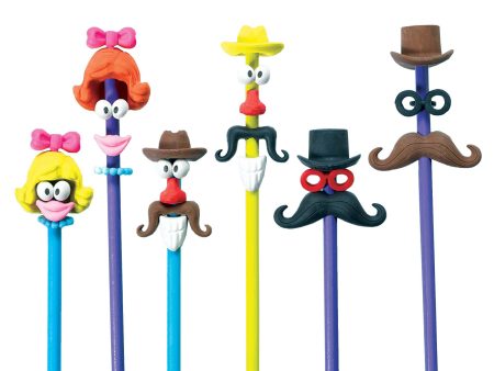 Character Stacking Eraser Favors 6pcs Discount