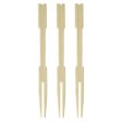 Bamboo Cocktail Forks 3in, 70pcs Sale