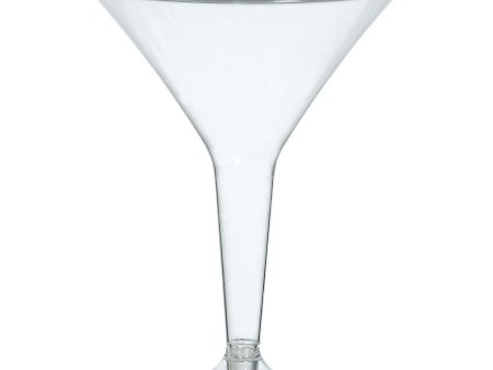 Clear Plastic Martini Glasses 8oz, 20pcs Sale