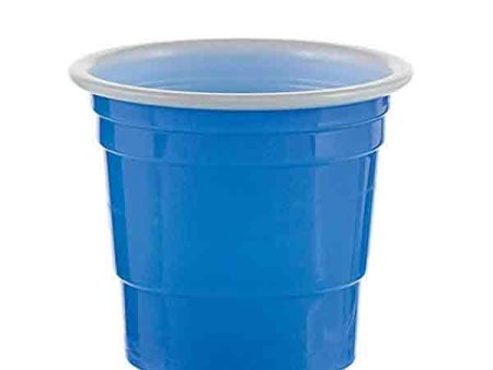 Bright Royal Blue Plastic Shot Glasses 2oz, 30pcs Hot on Sale