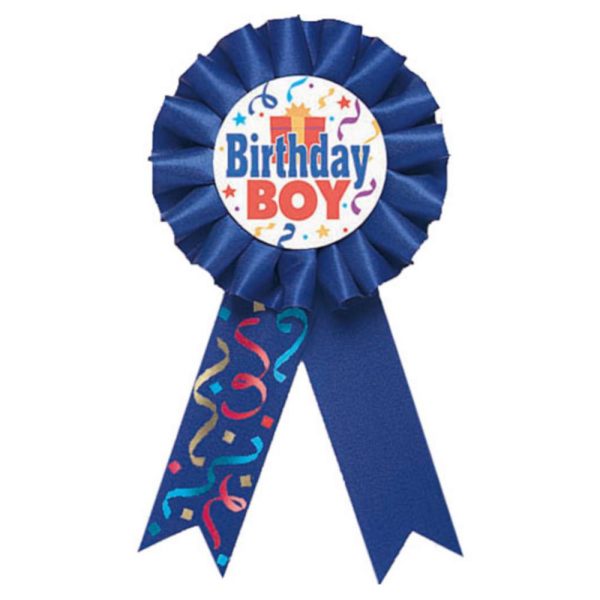 Birthday Boy Award Ribbon 5 1 2in Sale