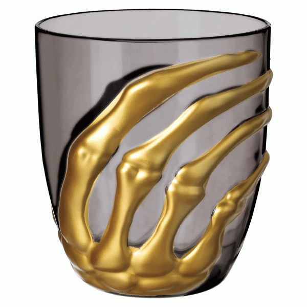 Skeleton Hand Stemless Plastic Wine Glass Discount