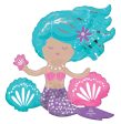 Shimmering Mermaid Sitter Multi-Balloon 45x45cm For Discount