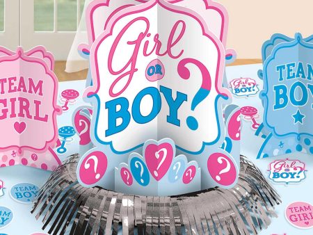 Baby Shower - Girl Or Boy? Table Decorating Kit Online