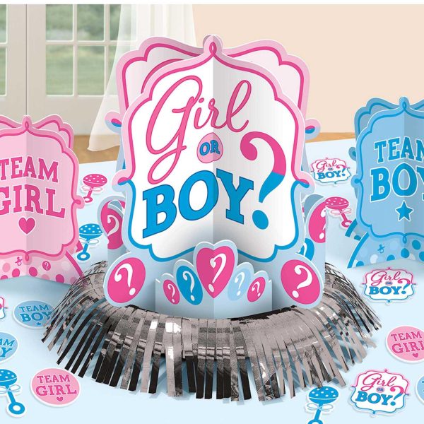 Baby Shower - Girl Or Boy? Table Decorating Kit Online