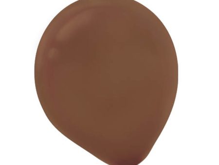 Chocolate Brown Balloons 12in, 15pcs Online Hot Sale