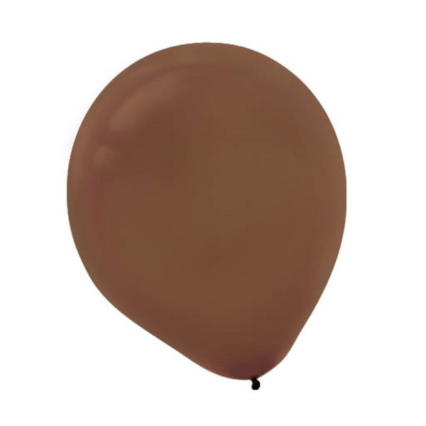 Chocolate Brown Balloons 12in, 15pcs Online Hot Sale