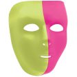 Adult Neon Full Face Mask Supply