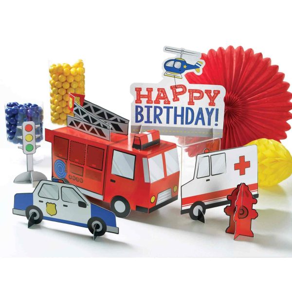 First Responders Table Centerpiece Decorating Kit 2pcs Online Hot Sale