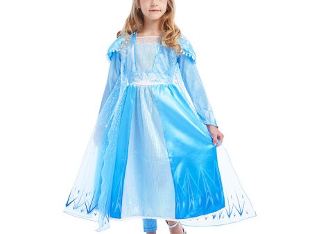 Child Elsa Frozen II Prestige Costume For Discount