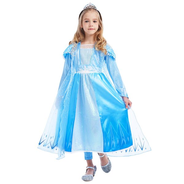 Child Elsa Frozen II Prestige Costume For Discount