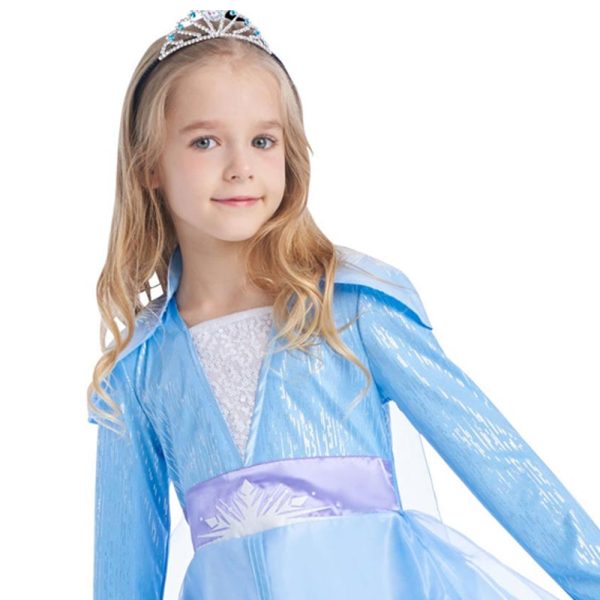 Child Elsa Frozen II Deluxe Costume Cheap