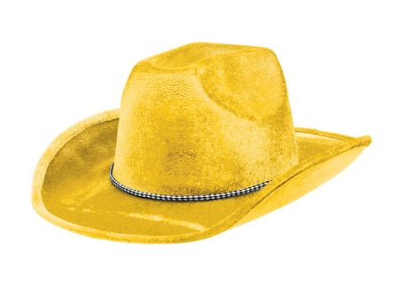 Yellow Cowboy Hat 5 x 13in Sale