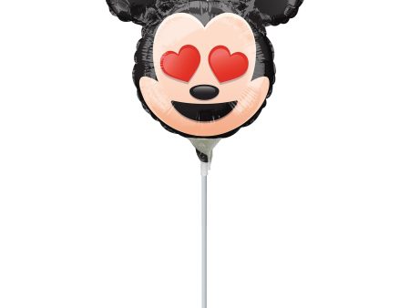 Mickey Mouse Emoji Mini Shape Balloon 22cm Supply