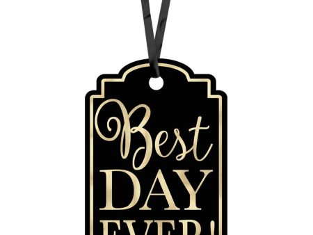 Black Best Day Ever Tags 25pcs For Discount